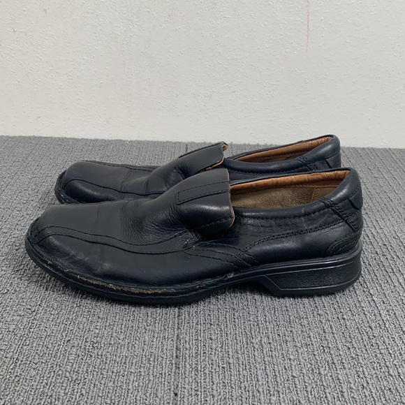 Clarks Collection Loafers Men's Size 8 M Black Leather Escalade Step Slip on - Picture 5 of 13
